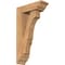 Ekena Millwork Balboa Traditional Smooth Bracket w/ Offset Brace, Western Red Cedar, 5 1/2"W x 16"D x 28"H BKT0604X16X28BOA01SWR - alternate 1
